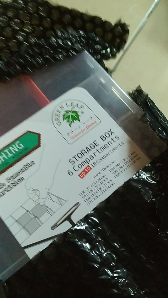 Kotak Perkakas 6 - 18 Sekat Semi Permanen (removable)