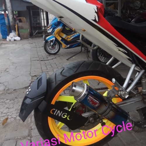 Mudguard Motor Custom Matic Bebek Kopling Cingg Universal Semua Motor Mud Guard Mudflap Spakbor