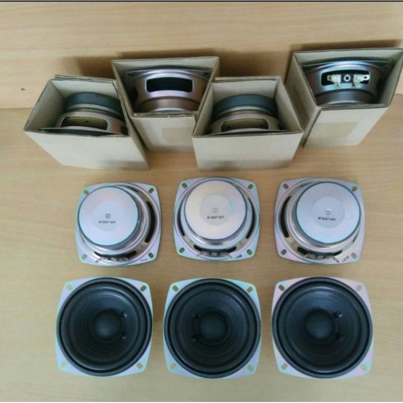 Speaker Mid Woofer 4 inch Prestige W8347 Magnet Besar 40 watt