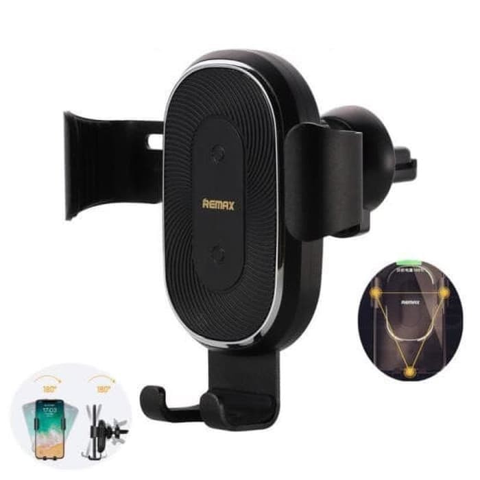 Remax Car Holder Qi Wireless Charger Car Air Vent Mount - RM-C38