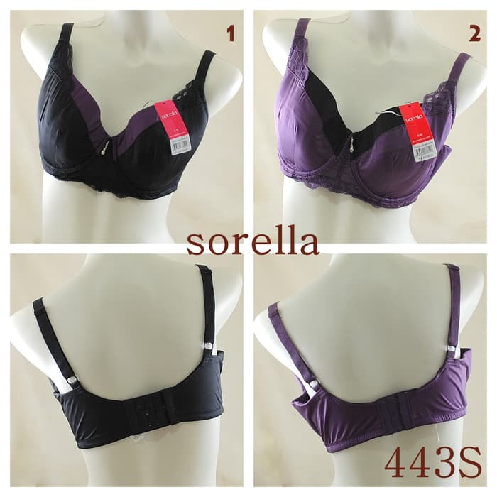 #BRA BRA SORELLA, FULL CUP, BUSA TIPIS BERKAWAT 443S