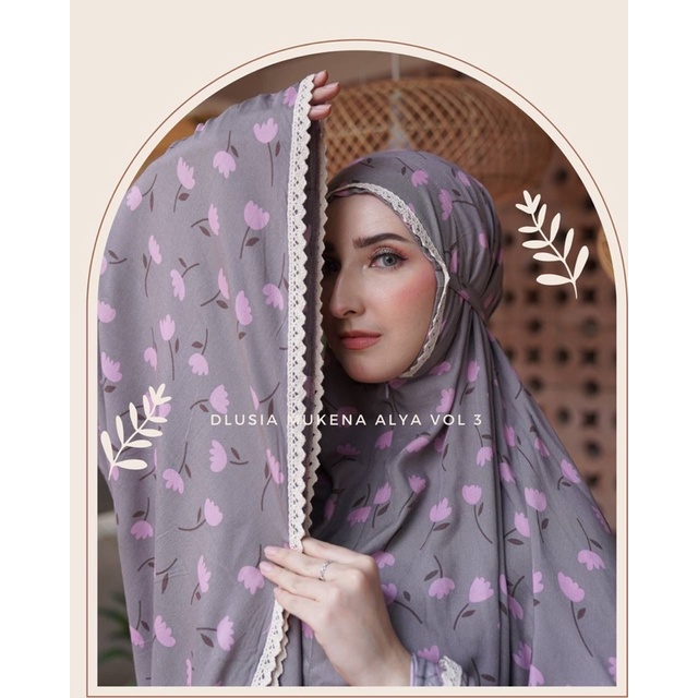 Mukena Arab Dlusia Jumbo ALYA Limited Mukena Dewasa By dlusia