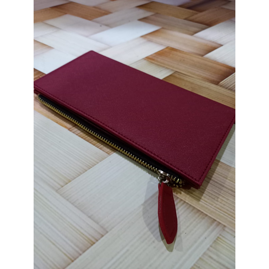 Dompet panjang dompet wanita DUZON DW18 dompet polos