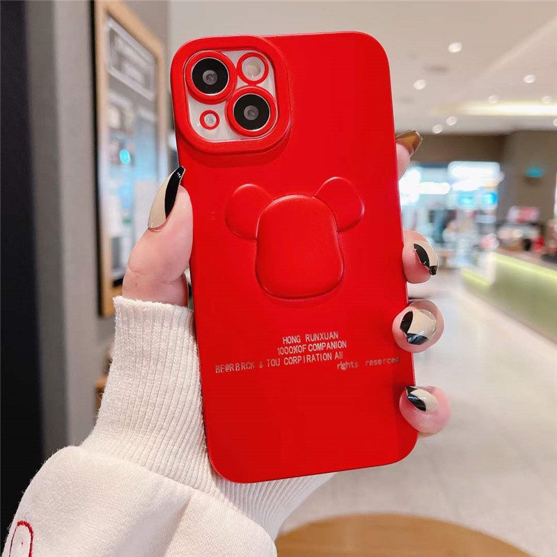 Soft Case Silikon Matte Motif Mickey Mouse Untuk iphone 13 12 11 Pro Max X XS XR 7 8 Plus XS Max