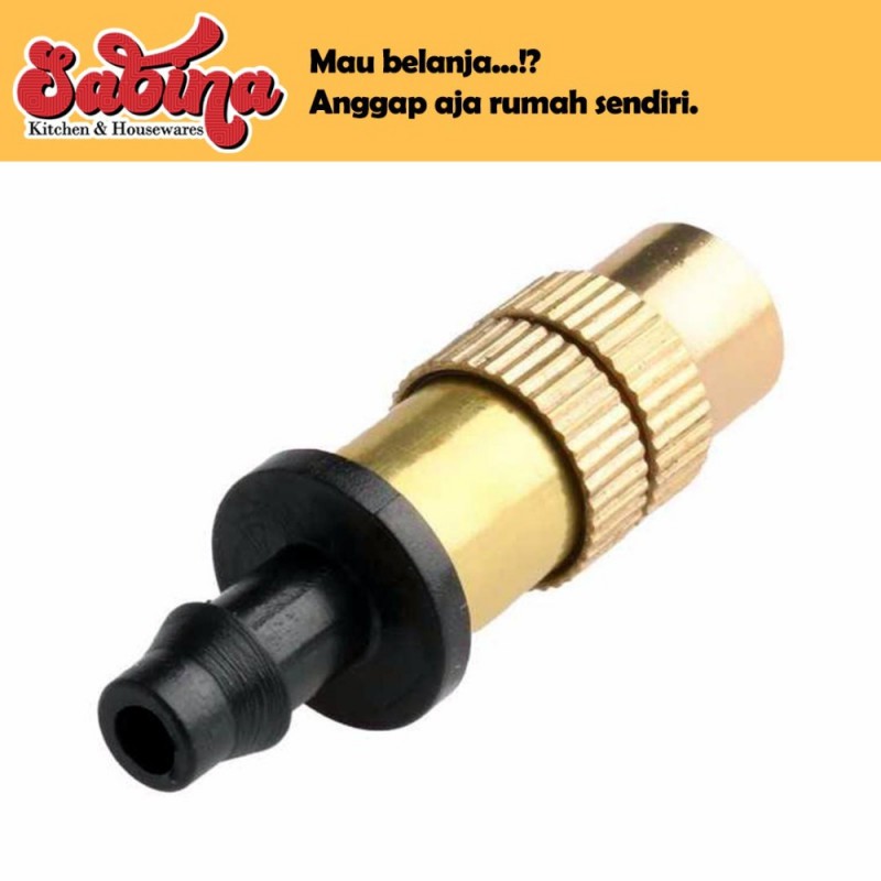 Kepala Semprotan Sprinkler Irigasi Air Nozzle Brass VanKood 10PCS