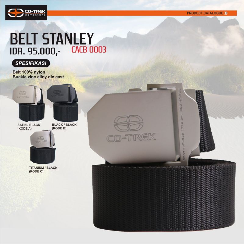 Sabuk belt ikat pinggang co-trek stanley