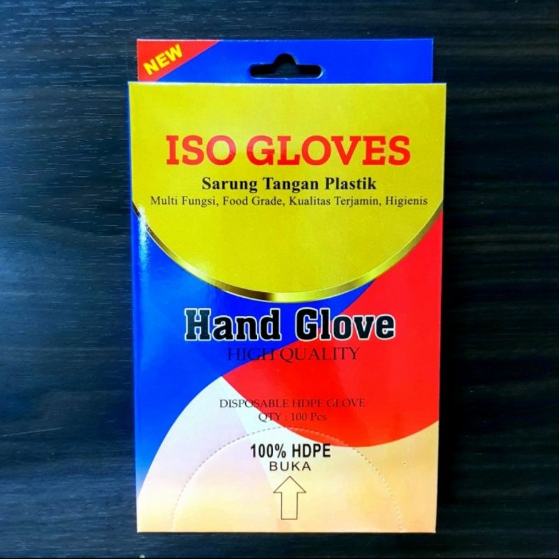 Sarung Tangan Plastik Merk Iso Gloves