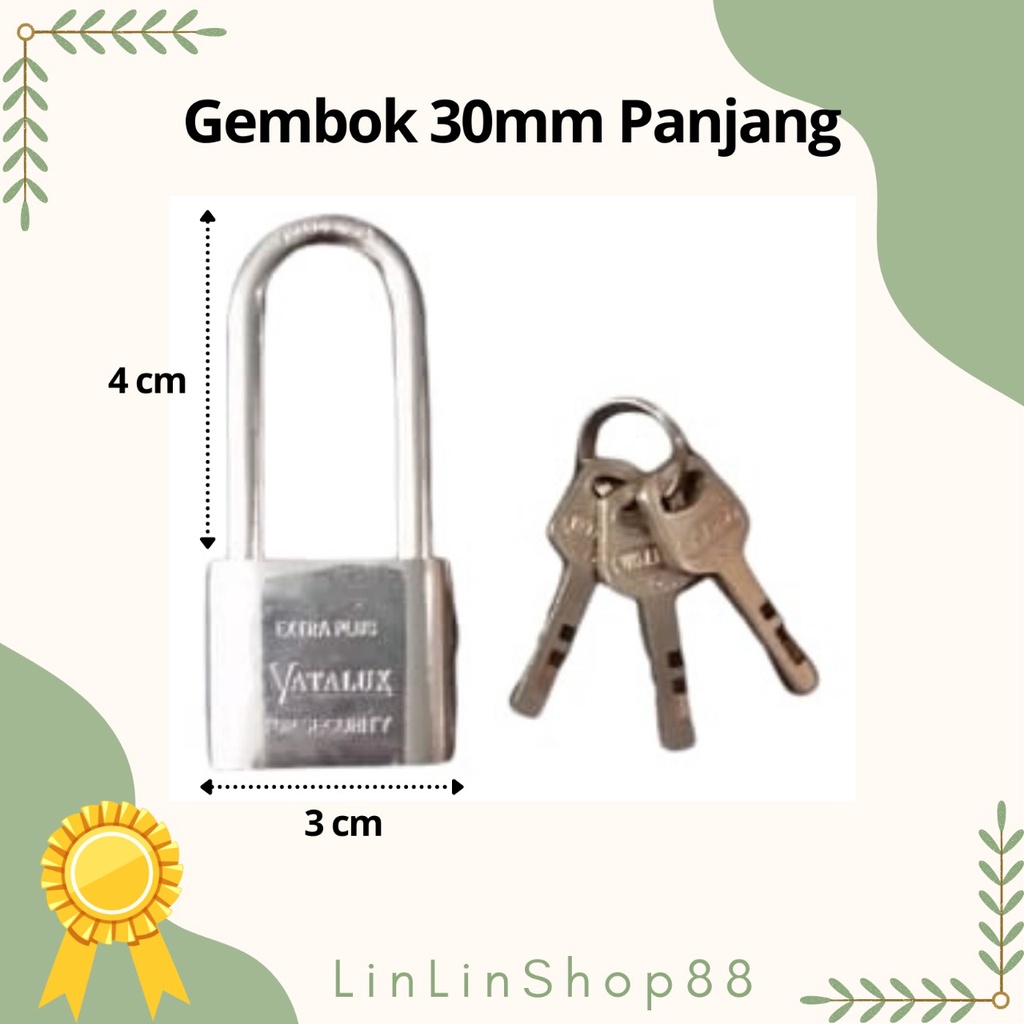 Gembok Rumah / Toko Okawa 30mm Panjang