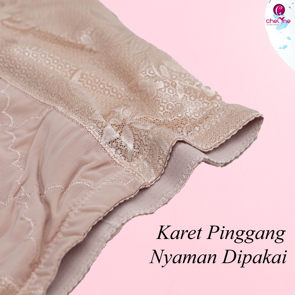 Short Chelyne Korset Pantat Busa TK801 - Full Brukat