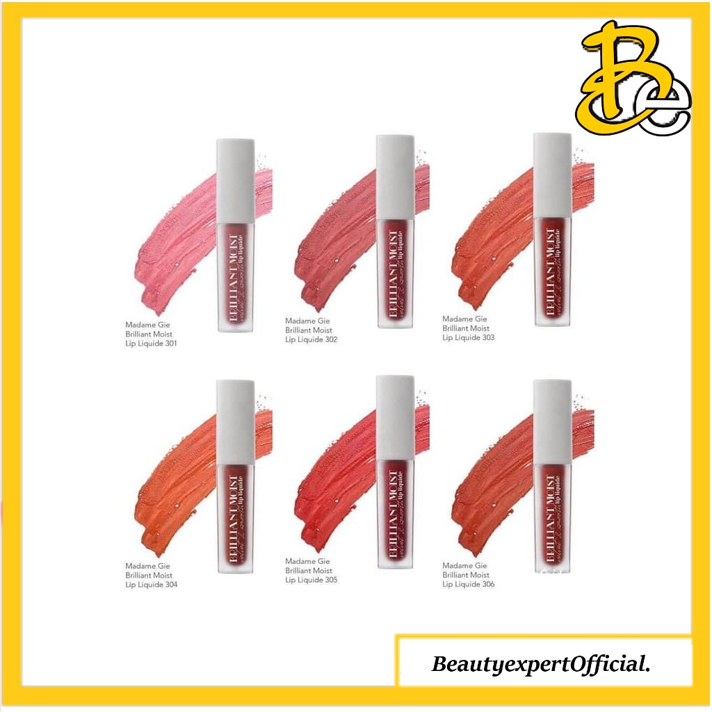 ⭐️ Beauty Expert ⭐️ Madame Gie Brilliant Glaze Lip Liquide - MakeUp Lip Gloss Lipstik