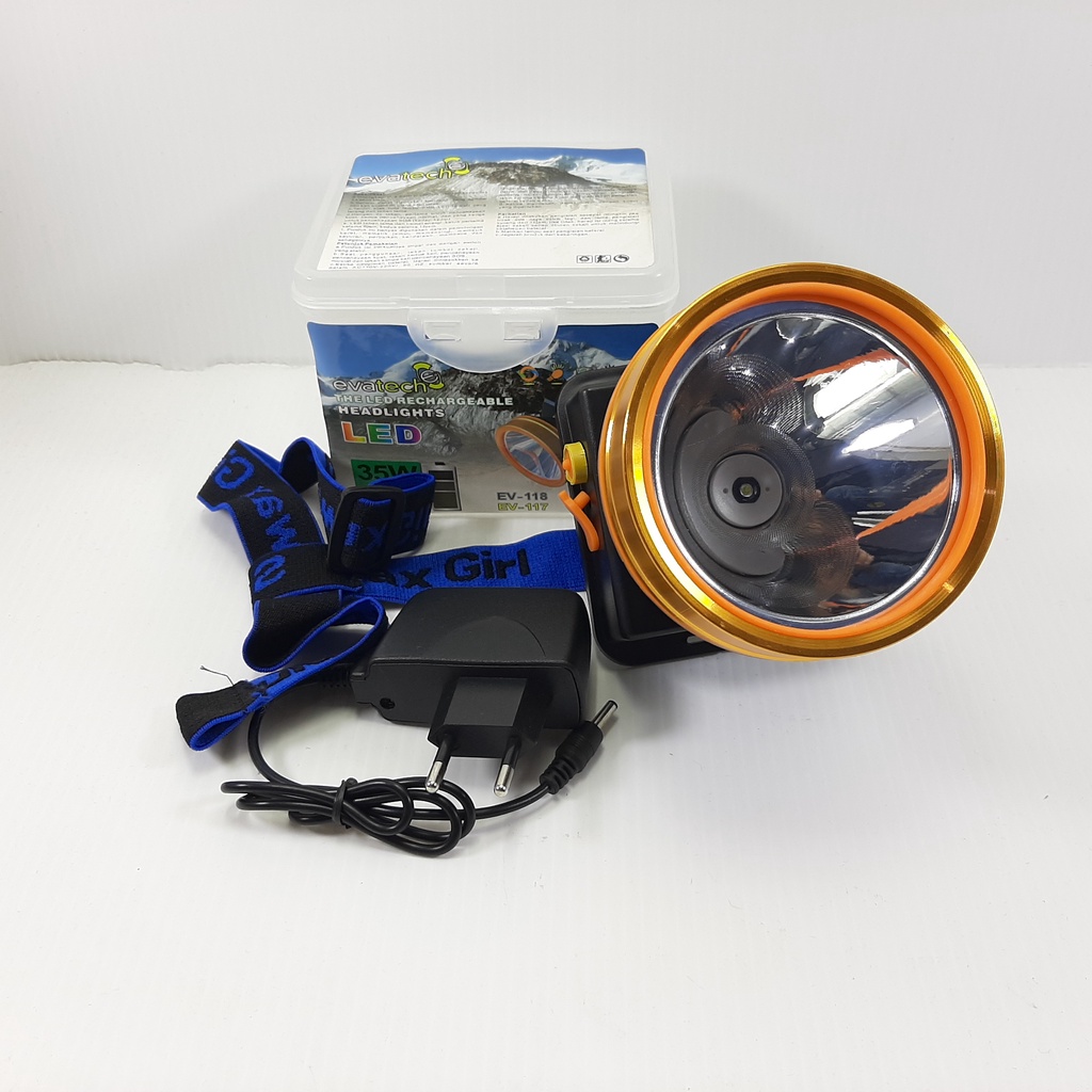 Senter Kepala EVATECH EV-118 / Headlights Evatech EV 118