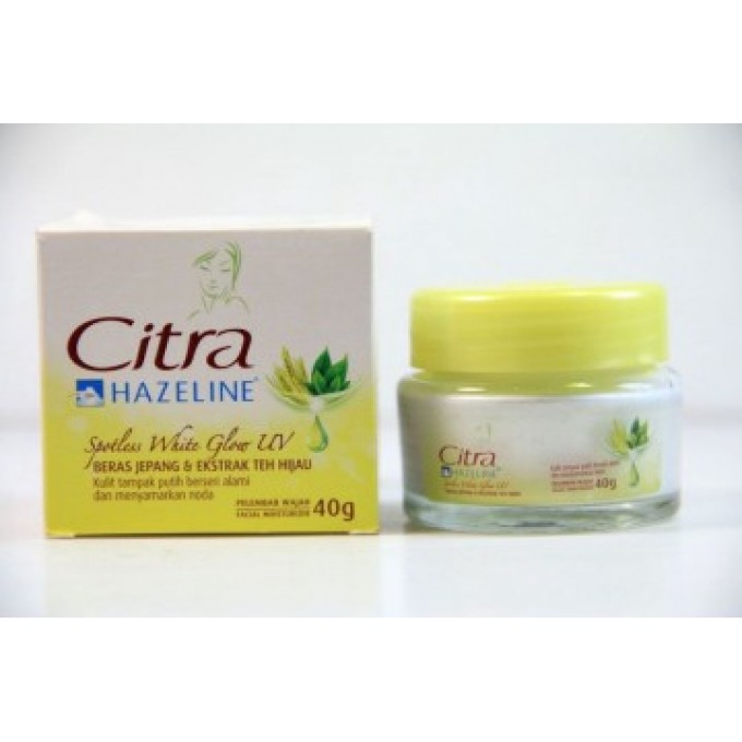 citra hazeline spotless white glow uv facial moisturizer