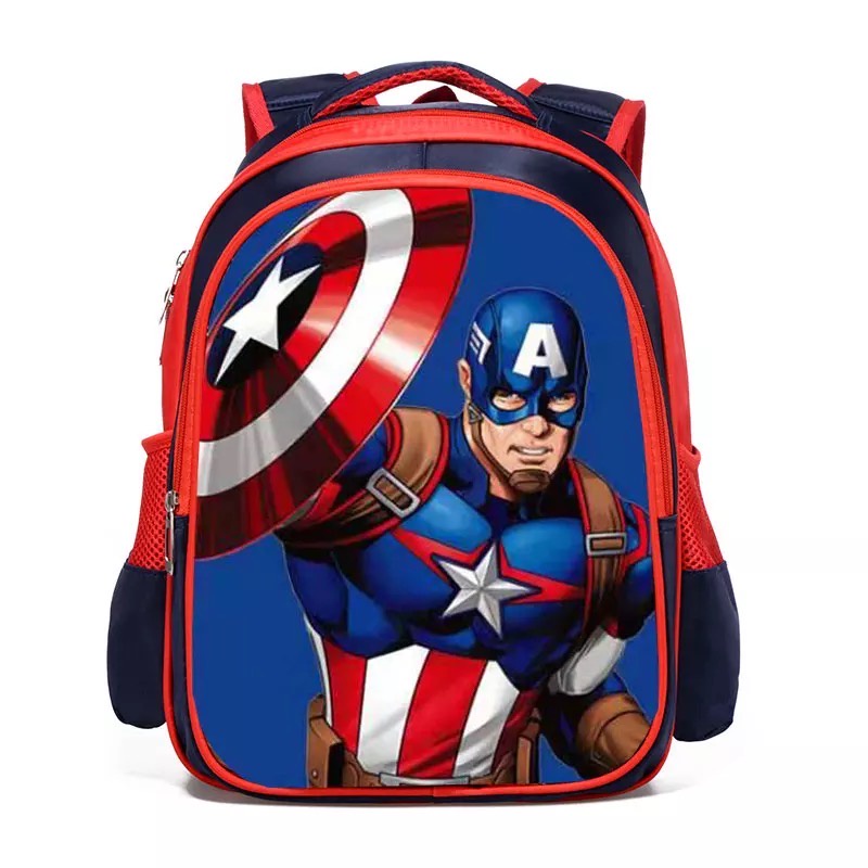 HOT SALE 10.10 - TAS SEKOLAH TK-SD ANAK LAKI-LAKI TAS RANSEL MARVEL AVENGERS ANIMA SUPERHERO | RANSEL PUNGGUNG ANAK SEKOLAH | RANSEL IRONMAN/CAPTAIN AMERICA - RANSEL REMAJA/PRIA/ANAK-ANAK