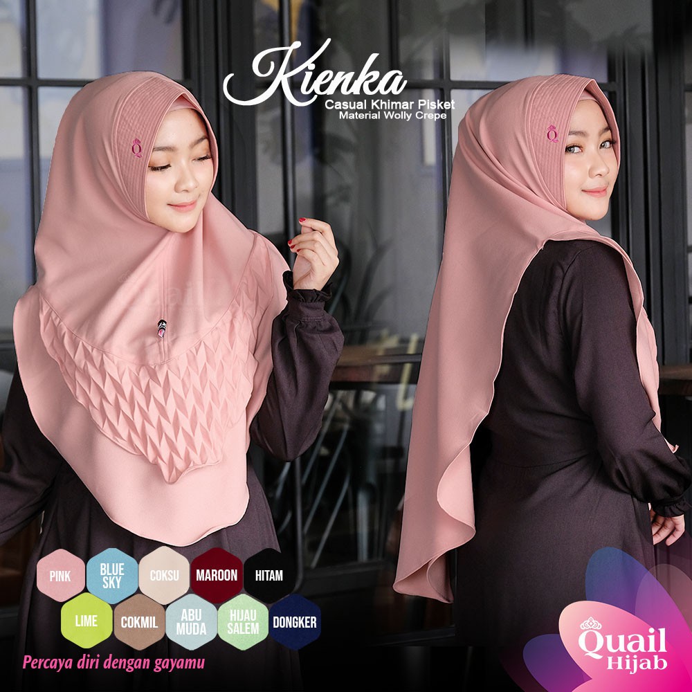 KIENKA HIJAB quail - hijab instan | ORIGINAL QUAIL PREMIUM HIJAB