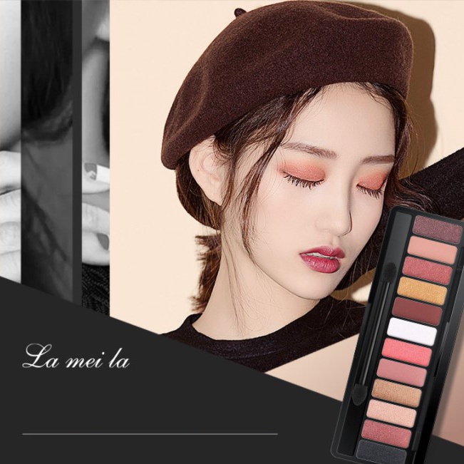 Hope Store - Lameila Eyeshadow Pallete 12 Warna Import Korean 1111