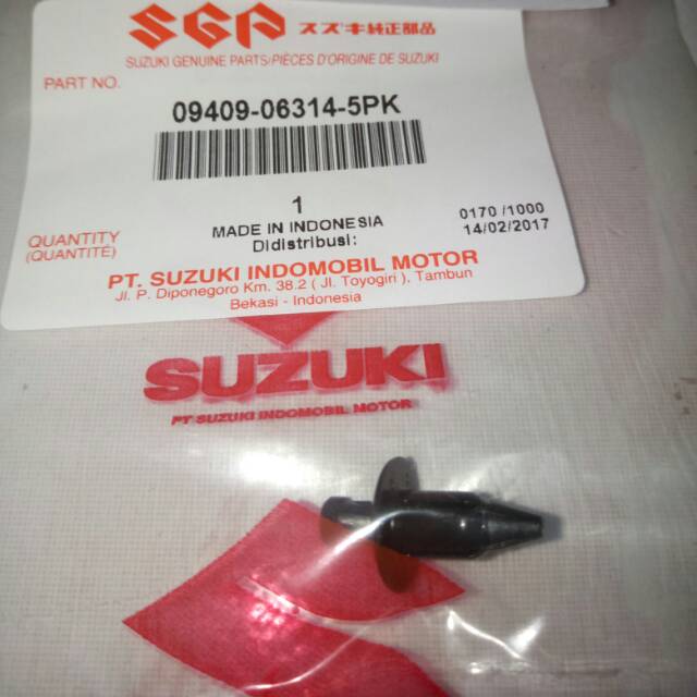 Baut Plastik klip body skywave, hayate, skydrive Original SGP