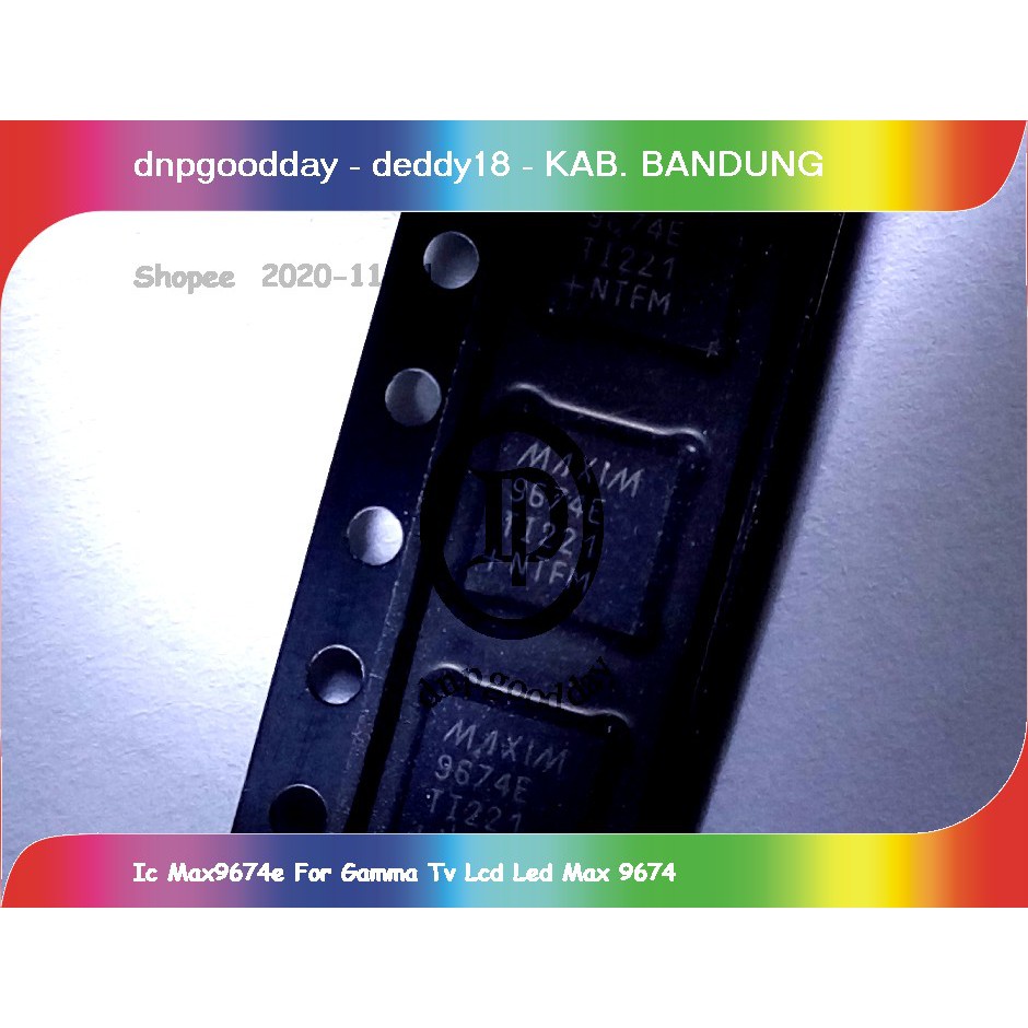 Ic Max9674e For Gamma Tv Lcd Led Max 9674