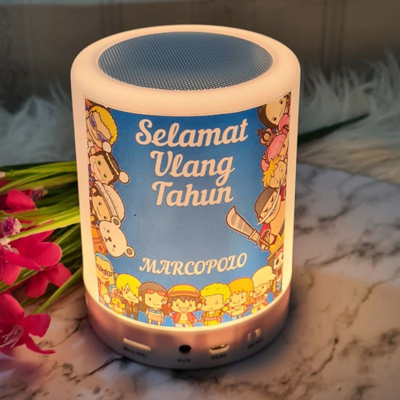 Lampu Speaker Custom Tulisan