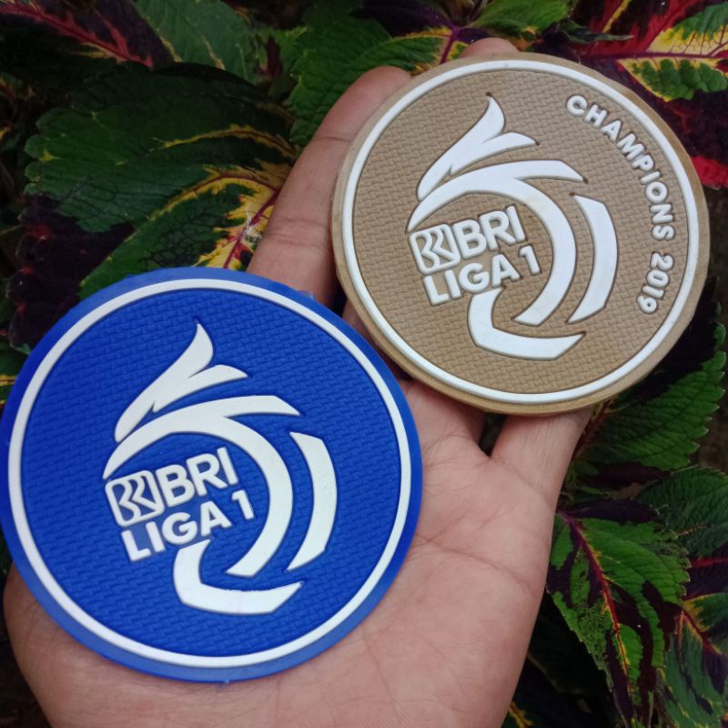 patch BRI liga 1 motif 3D logo pres