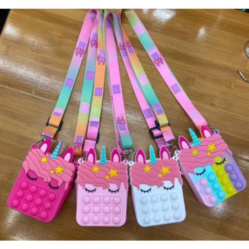 PO TAS POP IT UNICORN