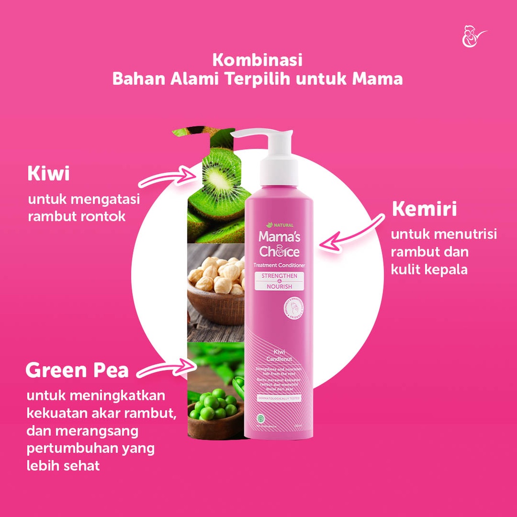 KONDISIONER RAMBUT / MAMA'S CHOICE TREATMENT CONDITIONER / PERAWATAN RAMBUT RONTOK
