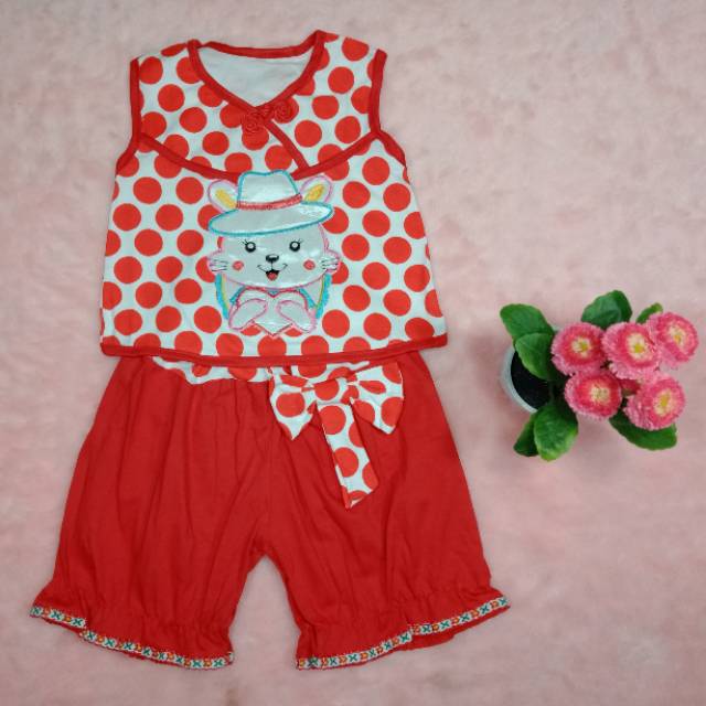 Ss#053 Pakaian Anak Perempuan Size 3-18bulan / Setelan Anak Cewek Lucu