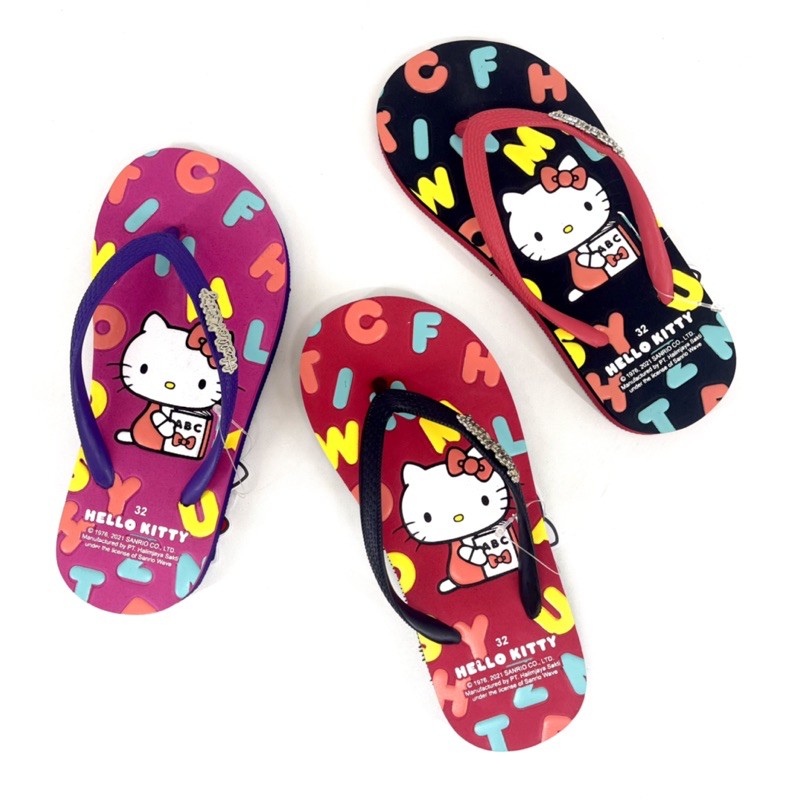 Sandal Jepit Anak Perempuan ANDO HELLO KITTY HK 210 AB (32-35)