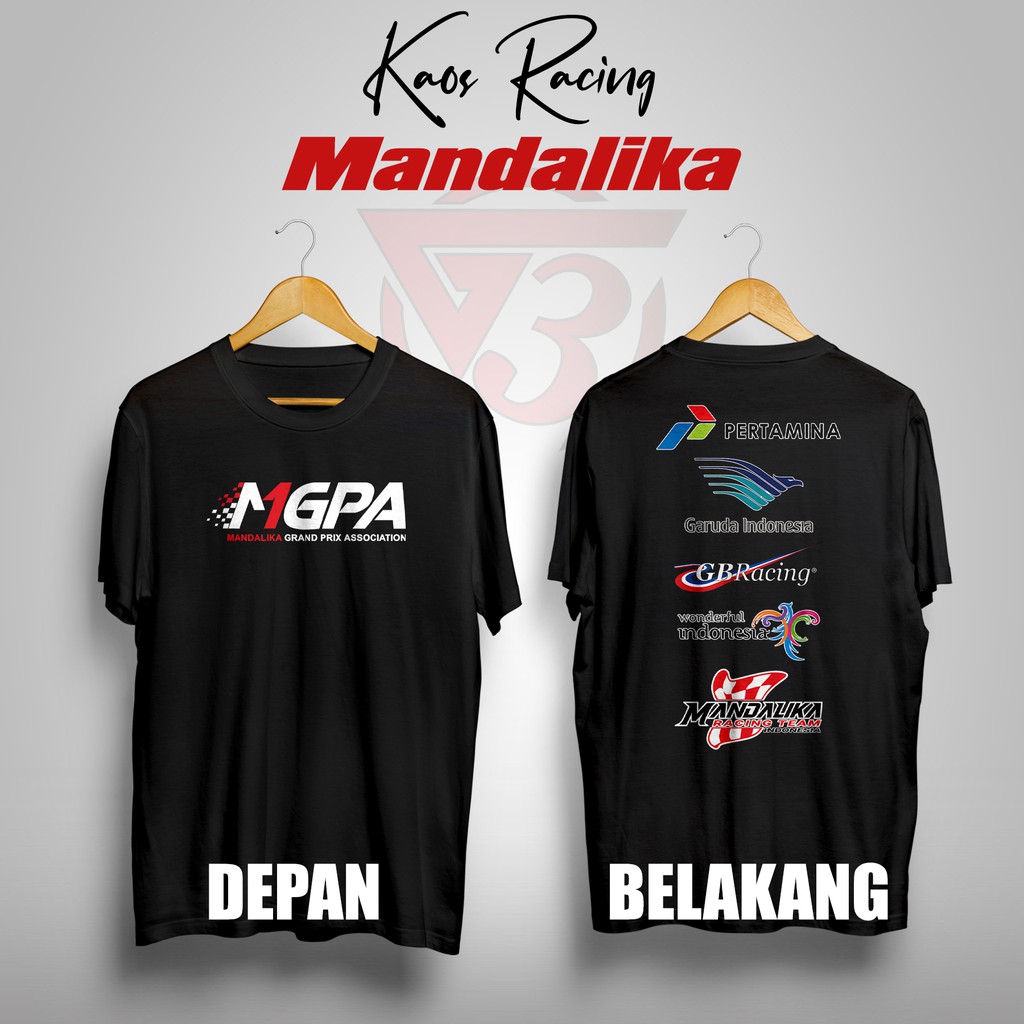 KAOS PERTAMINA MANDALIKA SAG RACING TEAM BALAP CIRCUIT INDONESIA BAJU OTOMOTIF - G-THREE