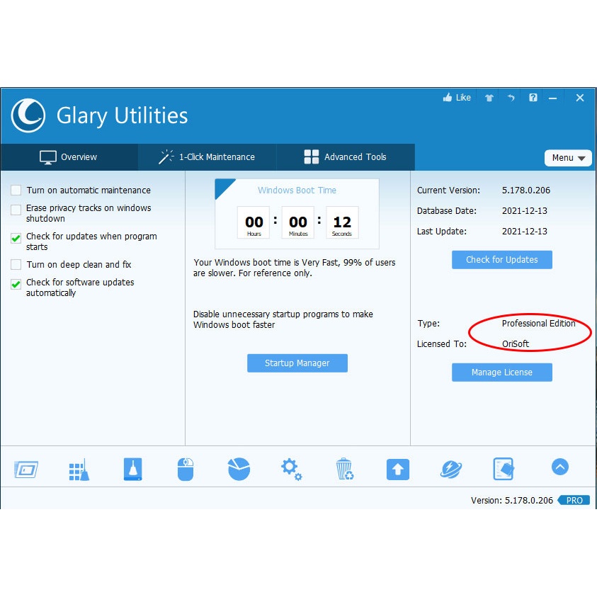 Lisensi GlarySoft Utilities V5.179 Terbaru 2022 Untuk 1PC Original Lifetime