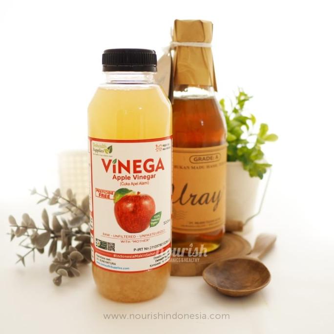 

Paket Vinega Cuka Apel 500gr + Madu Uray 330ml | Minuman