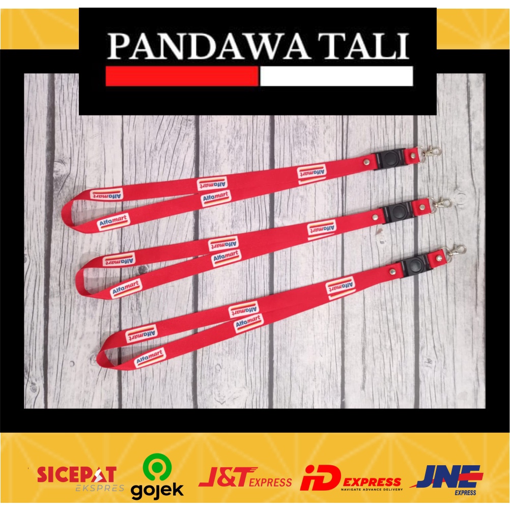 

Lanyard Alfamart Design/Lanyard Custom Alfamart Full Collour Design/Lanyard Alfamart Desain Printing/Lanyard Murah