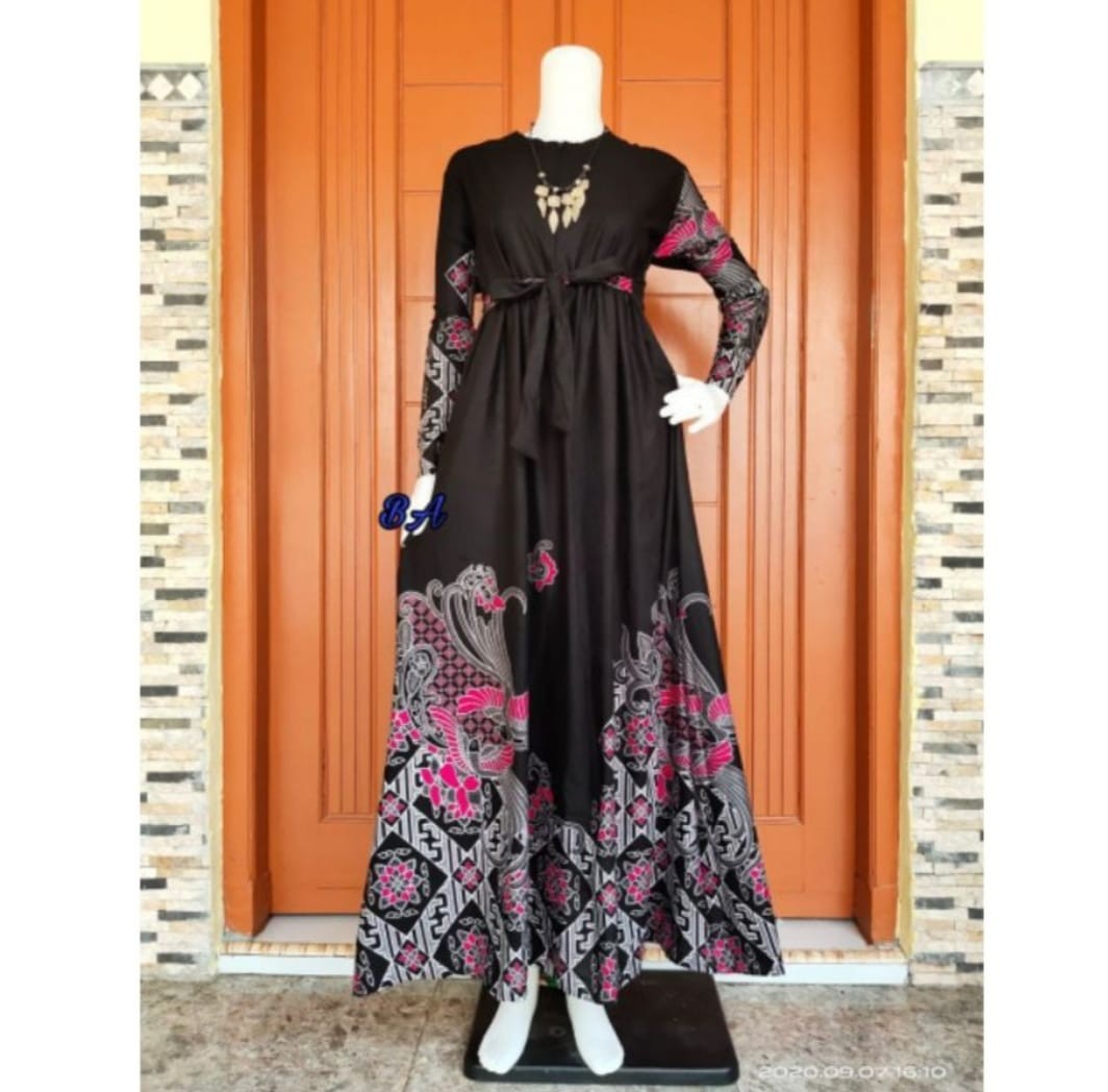 Maura Couple - Sania Ruffle Batik Couple Ori Ndoro Jowi Garansi Termurah Shopee -  Batik Modern Solo