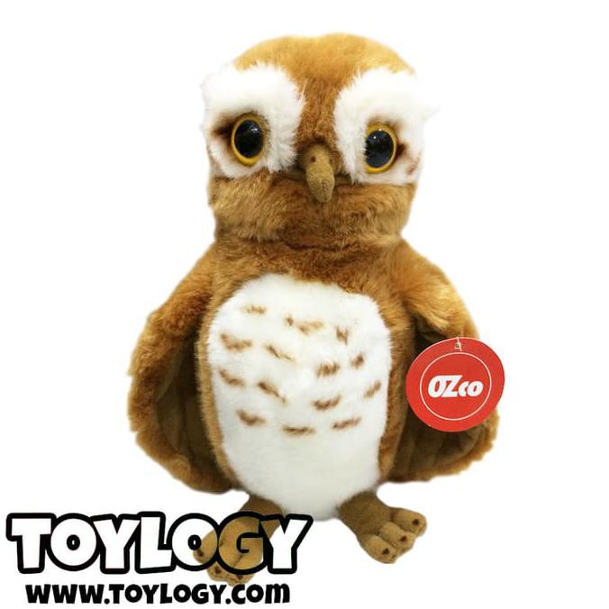Ozco Boneka Hewan Burung Hantu Ozco Cokelat ( Owl Bird Doll OZCO ) 11