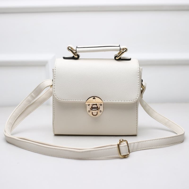 HARGA PROMO TAS SELEMPANG WANITA PUTIH POLOS HOLY IMPOR SIMPLE CNK AIGNER VICTORIA