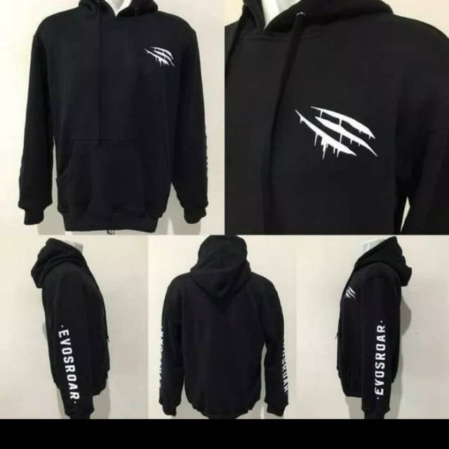 Sweater Hoodie pria wanita Evos Roar