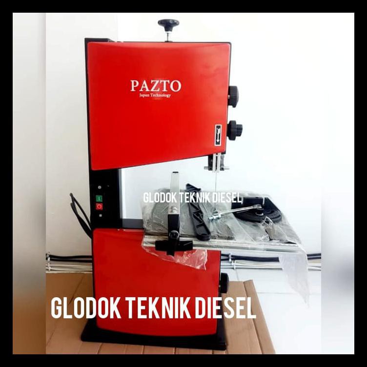 Ekslusif Band Saw Pazto 10" Mesin Gergaji Kayu Bandsaw Mesin Ukir Kayu 10 Inch Limited Edition