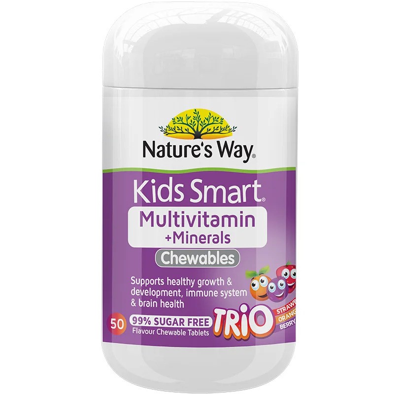Nature’s Way Kids Smart Multivitamin + Minerals TRIO Chewables / Natures Way / Nature s Way