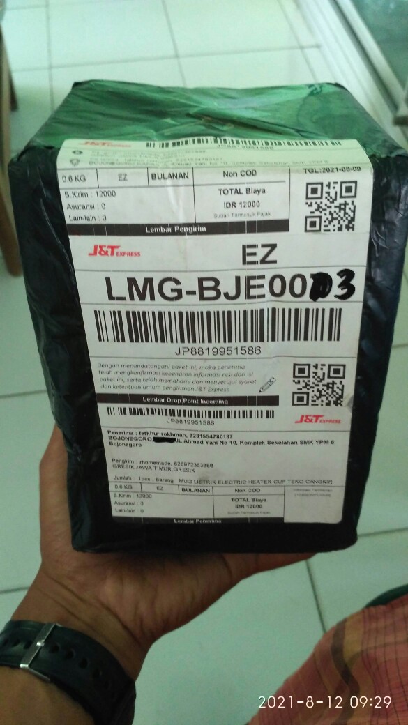 Mug Listrik Electric Heater Cup Teko Cangkir Pemanas