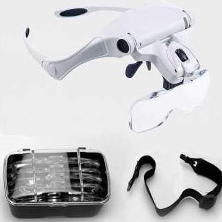 

Cuci Gudang Awal Tahun Kacamata Service Pembesar Jam 5x Magnifier 2 LED - 9892B2 Cuci Gudang Awal