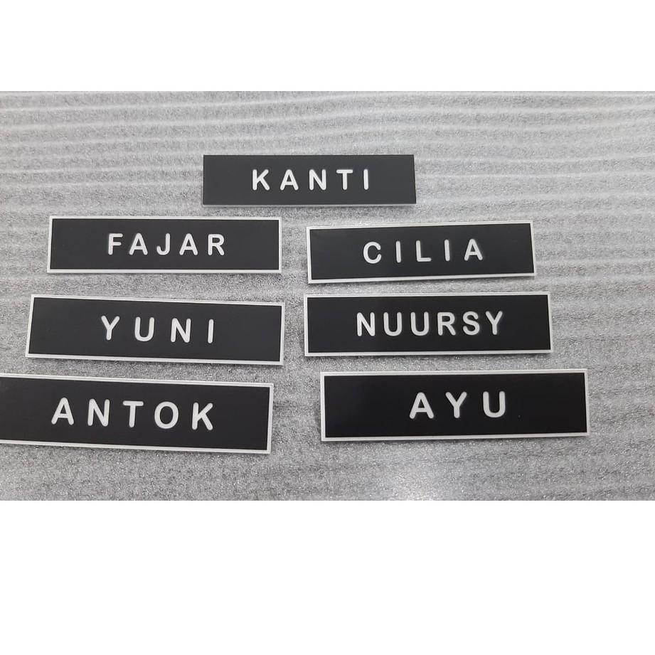 

【BEST OFFER】 NAMA DADA, NAMETAG , MODEL GRAFIR AKRILIK TERMURAH 5.5 F⚡ASH SALE/Terbaru dan terlaris/【Discount Today】/Terbaru 3.3/「Termurah」