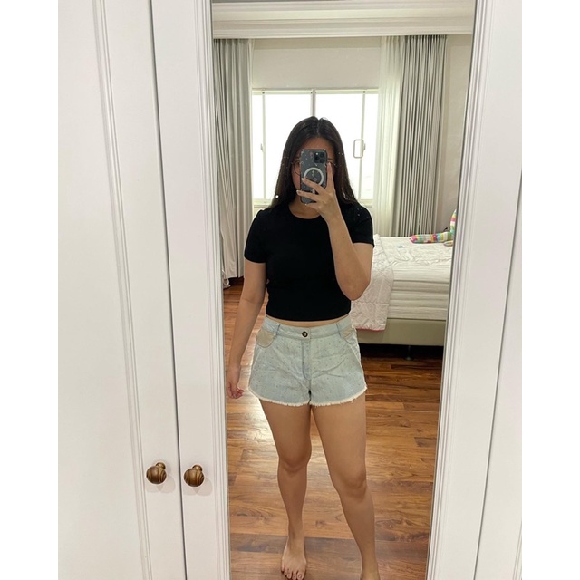 Pull&Bear Celana Pendek Jeans Denim