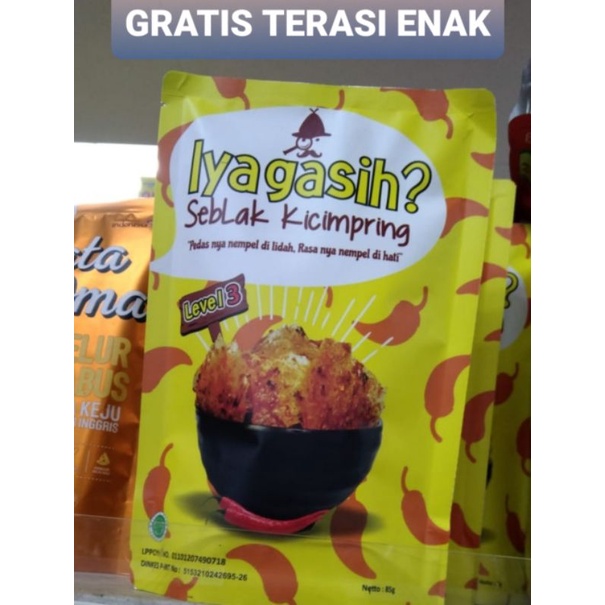 

SEBLAK KECINPRING 85gram GRATIS Terasi ENAK Khas Cirebon