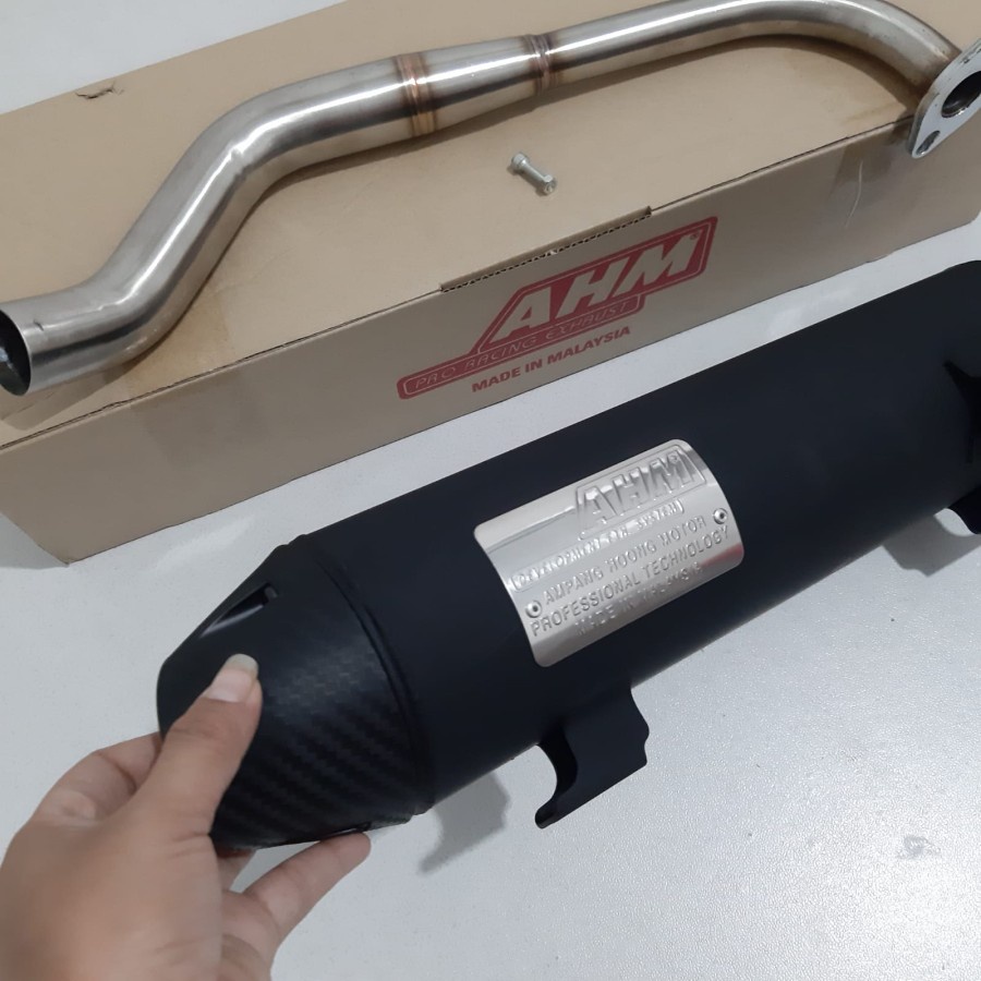 knalpot original aerox ahm knalpot standar aerox ahm original