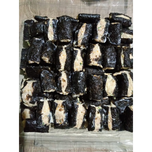 

dimsum ayam kulit nori