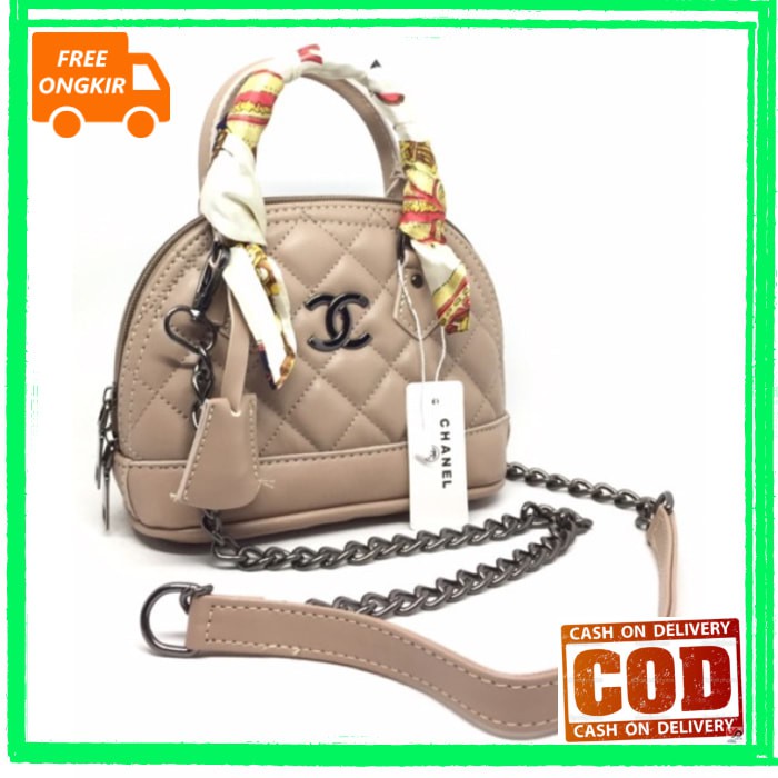BISA COD Tas wanita sling bag Import Chanel Alma Mini (KUALITAS SUPER) READY STOK