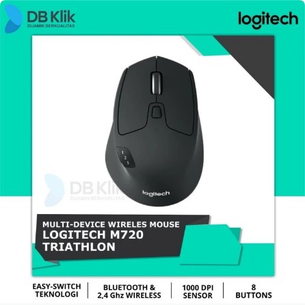 MOUSE WIRELESS LOGITECH M720 TRIATHLON MULTI DEVICE