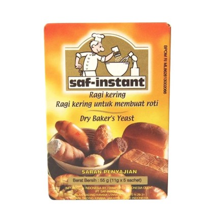 

Ragi Saf Instant Dry Yeast Sachet isi 4 bungkus Ragi Kering Saf Instant ragi instan