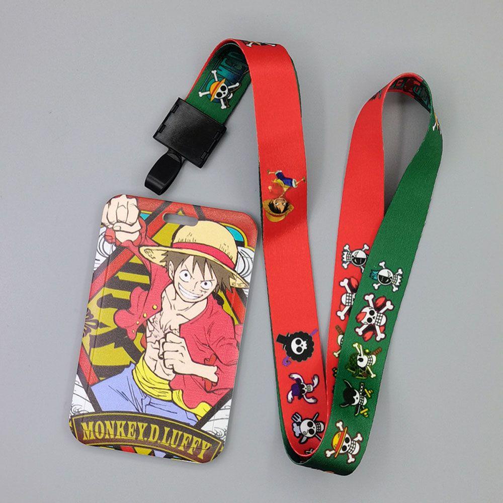 Lanfy Sarung Pelindung Hadiah Lucu Anime Jepang Usopp Doflamingo Luffy Cards Case Nami ID Bus Cards Cover