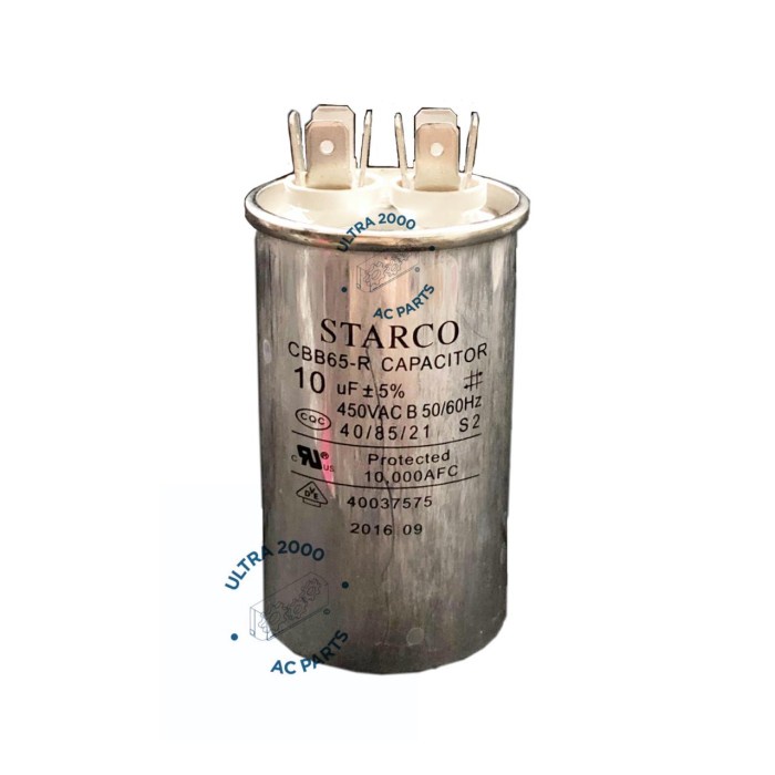 Capasitor AC 10 uF HD /  Kapasitor Ac Tembaga Umum, DLL Best Quality / Capasitor Kapasitor Pengering