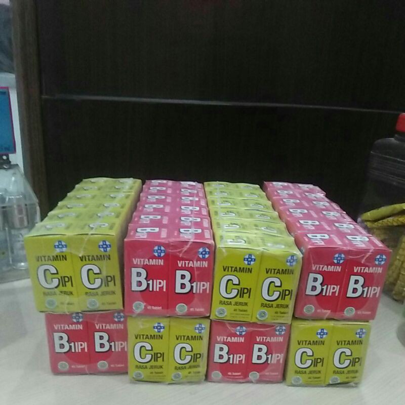 Vitamin C IPI, B1 IPI, B12 IPI, B komplek IPI Isi 45tab